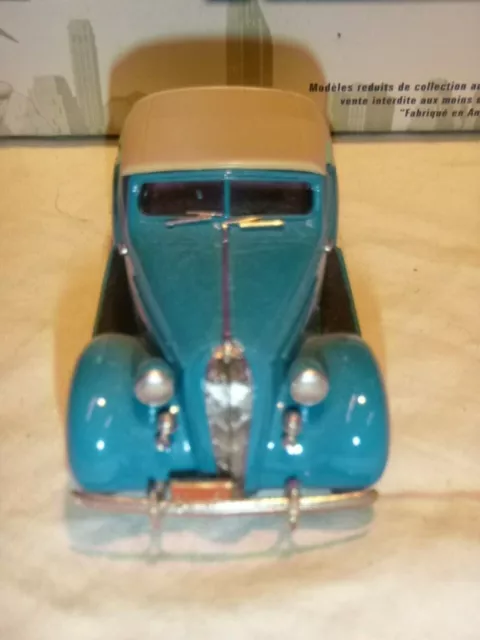 Brooklin models BRK 153, 1936 Hudson Terraplane custom 6 convertible ( Blue ) 3