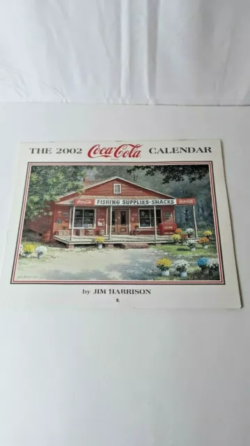 12 Collectible Coca Cola 2002 Advertising Calendar Prints By Jim Harrison