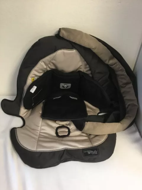 Graco Pedic Luxury Foam Car Seat Liner Safety Canopy Sun Shade Baby Child 