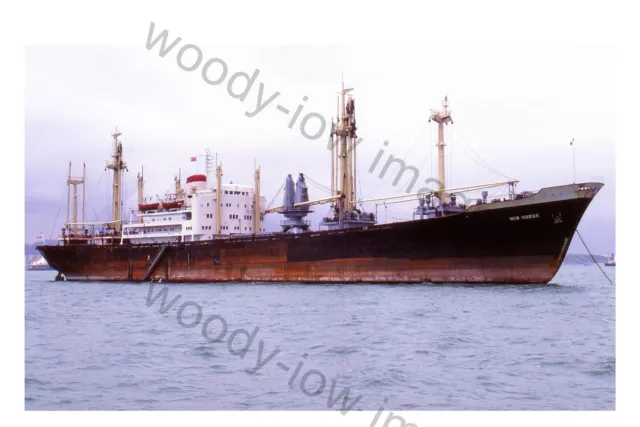mc5759 - Panamanian Cargo Ship - New Horse , built 1962 - photograph 6x4