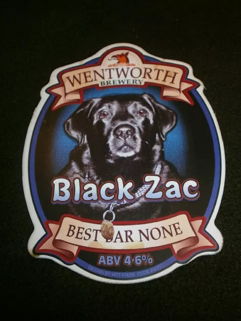 Beer Pump Clip - Wentworth Black Zac