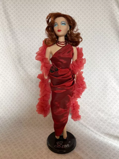 Ashton Drake Galleries Porcelain Gene Doll Red Venus 1995 Certificate Collector