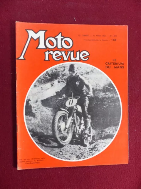 MOTO REVUE n° 1588 du 21 avril 1962