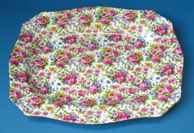 Large 14  Royal Winton  Summertime  Chintz Platter