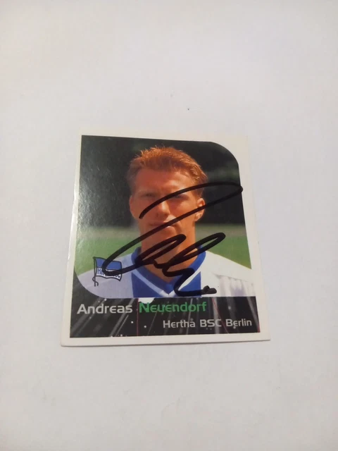 Panini Sticker signiert Andreas Neuendorf Hertha BSC Berlin NEU