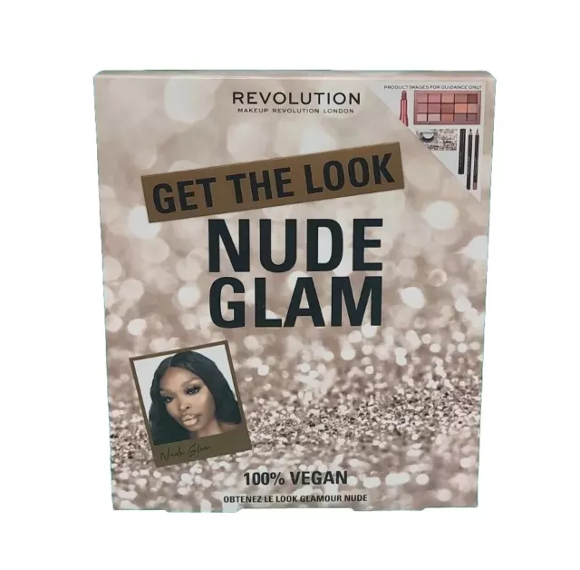 Revolution - Get The Look - NUDE GLAM - Makeup Gift Set ⭐️⭐️⭐️⭐️⭐️ ✅️