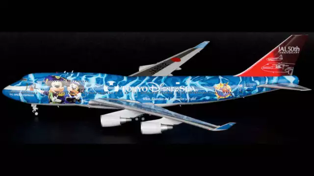 TOKYO DISNEY SEA JAL BOEING 747-400 Japan Airlines model 1/400