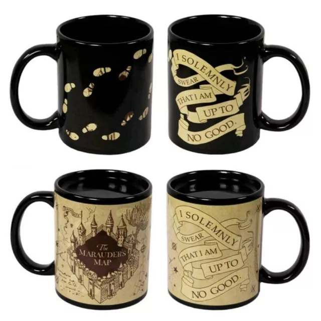 NEW Harry Potter Marauders Map Heat Change Mug