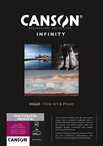 Canson Infinity Photo Lustre 400049113 Papier Photo Premium RC 310 g Extra Bl...