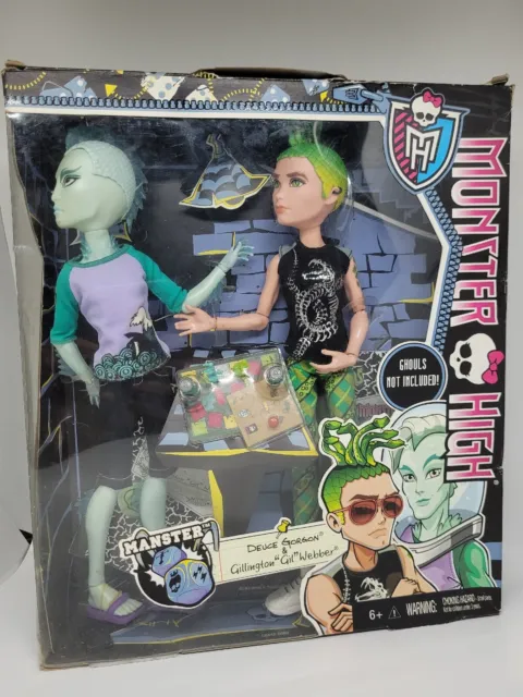 New Monster High 2 Pack Deuce Gorgon & Gillington "Gil" Webber