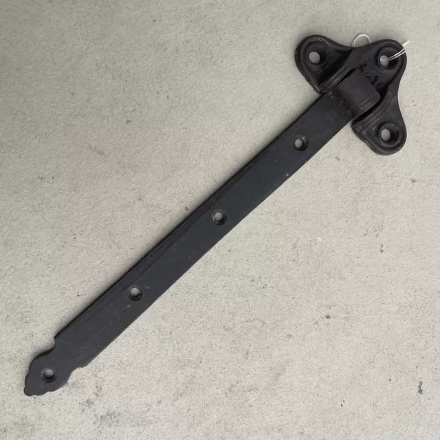 Barn Farmhouse Door Hinge Gate Strap 14” rustic vintage iron Forge Heavy Antique