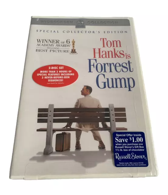 Forrest Gump DVD Special Collectors Edition 2 Disc Set R1 NTSC New & Sealed