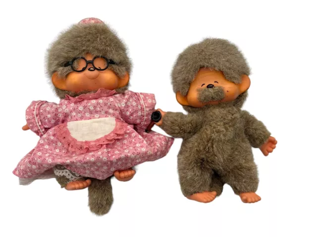 Oma und Opa Futagonomonchhichi Monchhichi Sekiguchi 1974