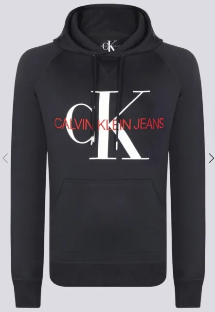 Felpa Calvin Klein con Cappuccio 100% Originale 4