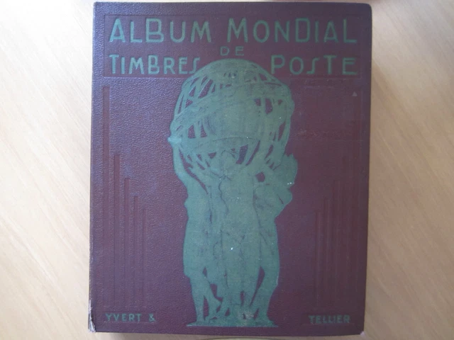Collection De + 2200 Timbres Du Monde En Album Yvert & Tellier  + 400 Pages