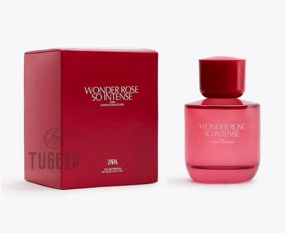 ZARA WONDER ROSE So INTENSE 90ml Oz Eau De Parfum Mujer