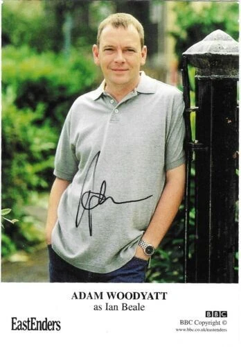 Eastenders - Cast Card - Adam Woodyatt - Ian Beale - Hand Signed - Undedicated