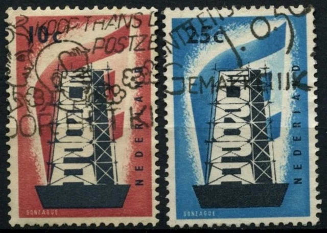 Netherlands 1956 SG#836-7 Europa Used Set #D76972A