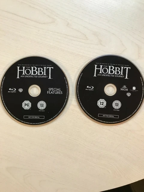 The Hobbit - An Unexpected Journey Blu-ray (2013) USED DISCS ONLY