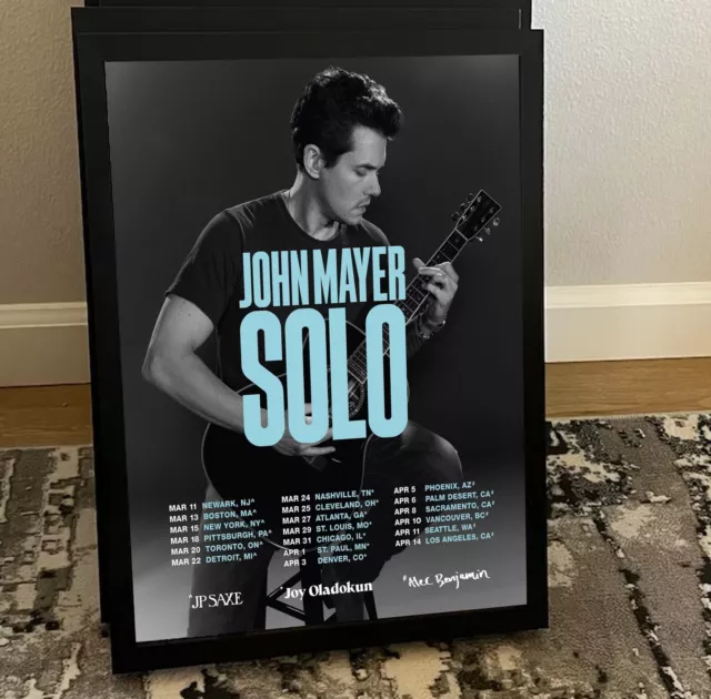 JOHN MAYER SOLO Tour 2023 Poster £9.30 PicClick UK