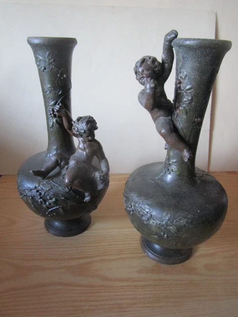 Lot De Deux Régules Putti/Chérubins En Ttbe++