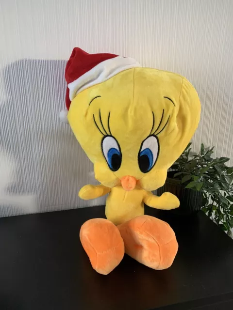 Large Tweety Pie Plush The Santa Hat Looney Tunes