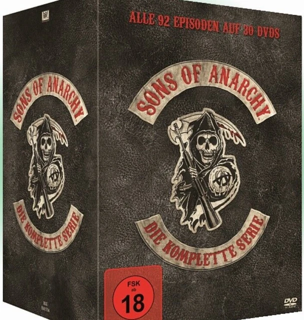 30 DVD - Sons of Anarchy - Die komplette Serie - Staffel 1 + 2 + 3 + 4