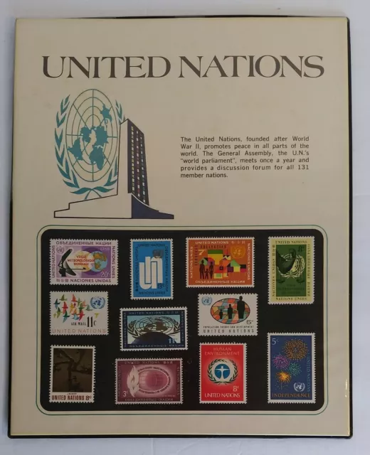 United Nations UN Postage Stamps 11 Mint Human Rights 1960s-1970s Russia China