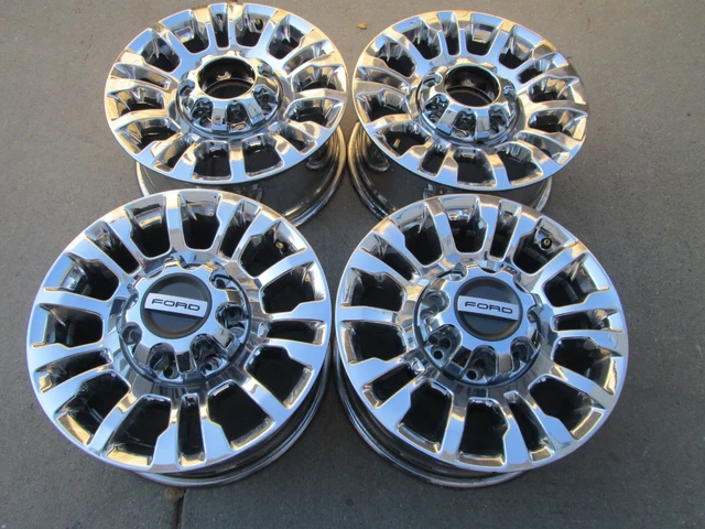 18& FORD F250 F350 Super Duty Factory Chrome Wheels Rims 2022 EUR 853 ...