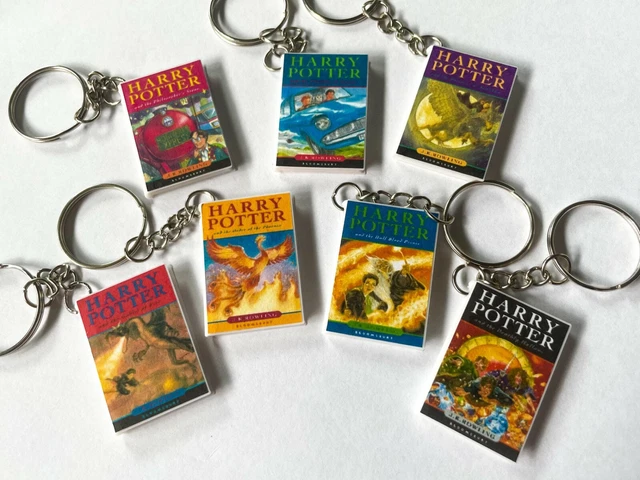 Harry Potter Book Keychains