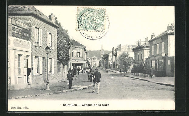 CPA Saint-Leu, Avenue de la Gare