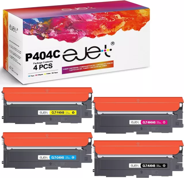 ejet Compatible Toner Cartridges Replacement for Samsung(Black,Cyan,Magenta,Yell