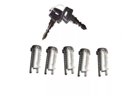 BRAND NEW LOCK/BARREL SET OF 5 WITH 2 KEYS FIT FOR VESPA PX Lusso, T5, PK