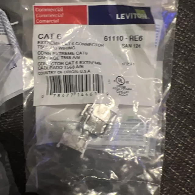 eXtreme 6+ QuickPort Connector, CAT 6, 61110-R – Leviton