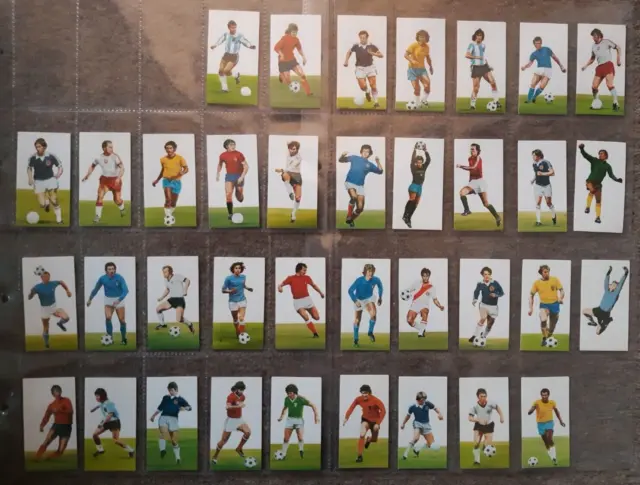 Set of 36 Golden Wonder World Cup All Stars 1978