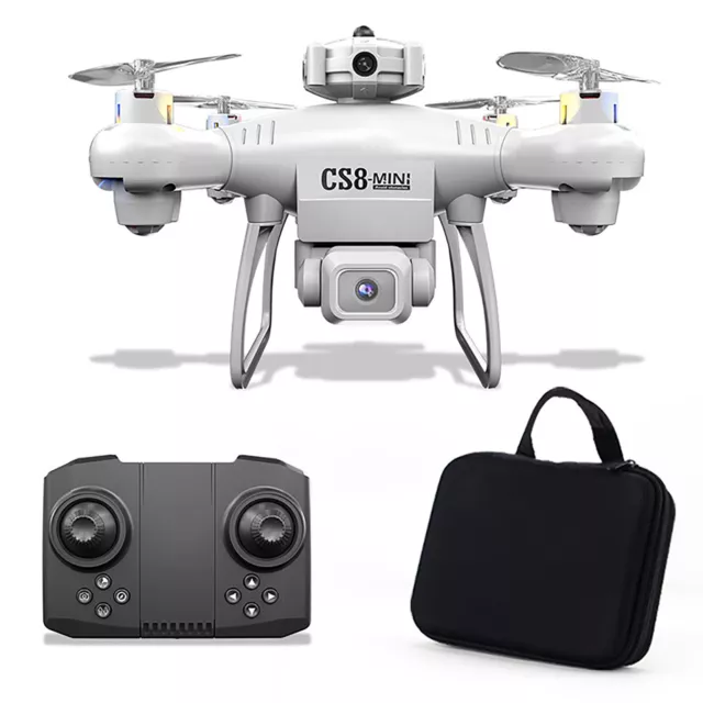 New Mini RC Drone FPV Wide-angle 4K Dual Camera 360° Visual Obstacle Quadcopter 3