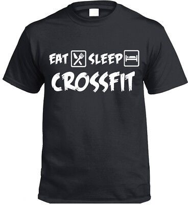 Eat Sleep Crossfit T-Shirt Regalo Divertente Regalo