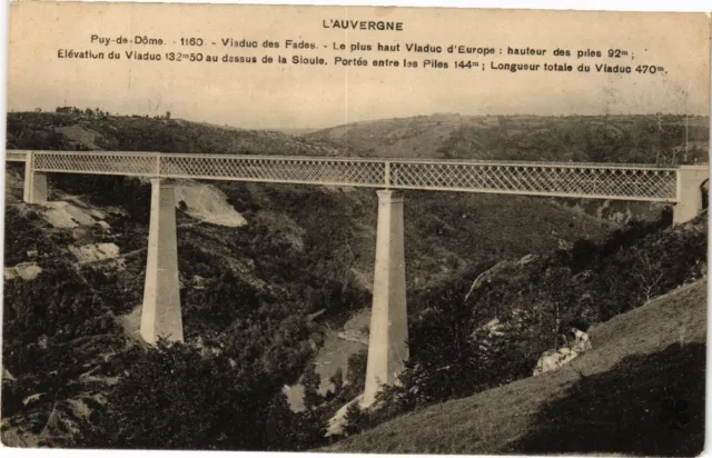 CPA L'Auvergne -Puy-de-Dome - Viaduc des Fades - Le plus haut Viaduc...(222078)