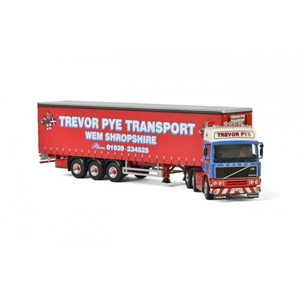 TEKNO, VOLVO F88 6x4 avec remorque bâchée 2 Essieux ASTRAN
