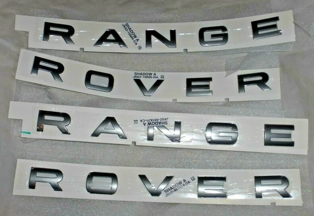 Range Rover Front Lettering LAND ROVER OEM Range Rover Sport L494 OEM Shadow Atlas Lettering Front ...
