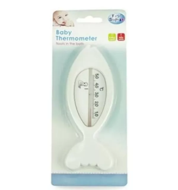 Baby Bath Tub Thermometer Safety Floating Fish Design Measure Water Temperature