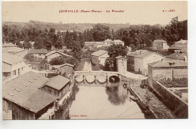 JOINVILLE Haute Marne CPA 52 le Pontcelot - brown