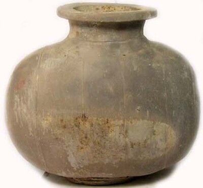 Han China Cocoon Wine Hu Ancient Earthenware Pottery Storage Decanter Jar BC200