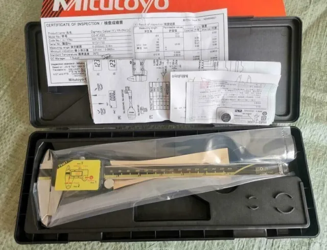 Mitutoyo Japan 500-197-30 200mm/0-8" Absolute Digital Digimatic Vernier Caliper