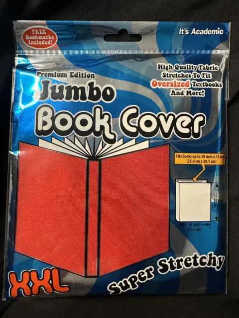 It's Academic, Inc., Premium Edition Fabric Jumbo Book Cover XXL Super Stretchy