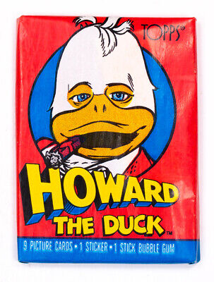 Howard the Duck Vintage Trading Cards ONE Wax Pack 1986 Topps Movie