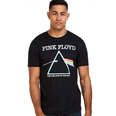 Official Pink Floyd Mens Dark Side of the Moon Cover T-Shirt Black S-XXL