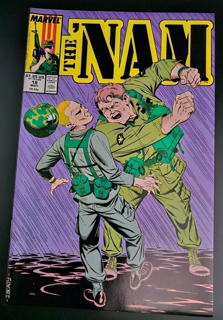 THE 'NAM Marvel Comics No. 18 "Bombs Bursting" 1988 Doug Murray RAW
