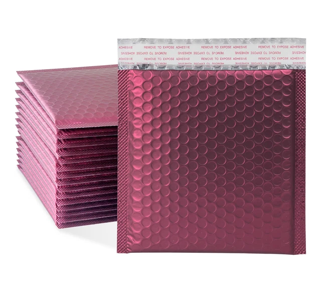 Borse imbottite ad aria borse per spedizione rosso vino imbottiture ad aria borse per spedizione 16*16 cm