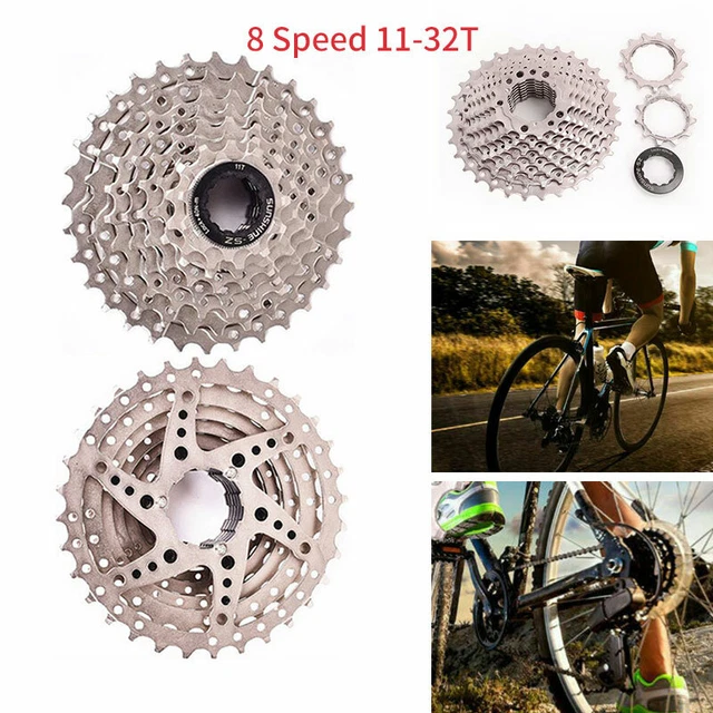 Tissting Vélo Roue Libre Cassette Couronne Vissée 8 Vitesses